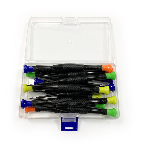 Fish scale pattern disassembly multi-purpose screwdriver tool set 18 pieces 18-in-1 set suitable for Android and Apple disassembly and repair