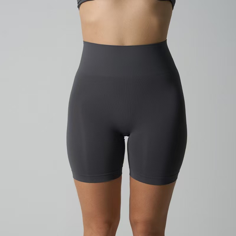 Seamless High-Waisted Yoga Shorts – Butt-Lifting & Breathable (7 Colors) – Gym, Running & Lounge (S-XL)_ecoleips.com