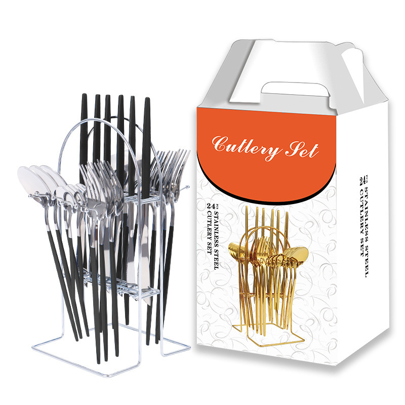 D타입 [행거] 실버+블랙 24점세트