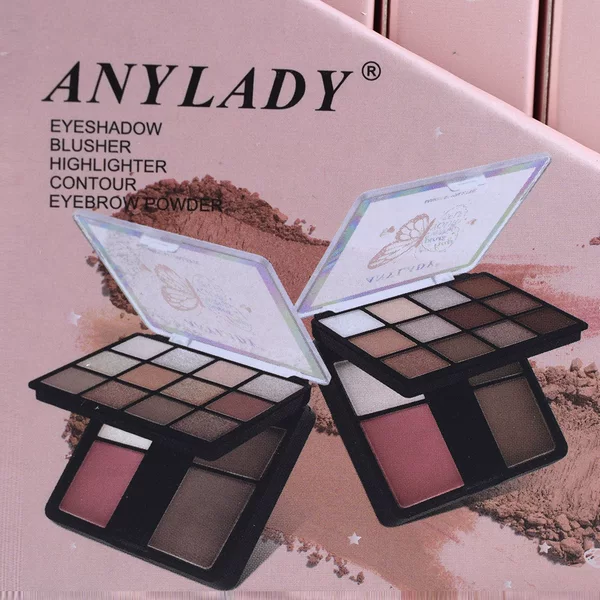 8365 Pieces for Export Export [Anylady] Double-Layer Eye Shadow, Blush, Contouring, High-Gloss, Pearlescent and Matte Makeup Palette