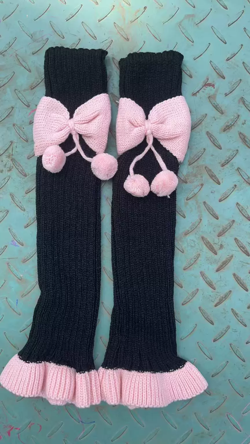 Цветные вязанные галстуки для учеников начальной школы, тёплые Woolen универсальные сапоги, утолщенные, средняя длина, свободный крой, оверсайз
