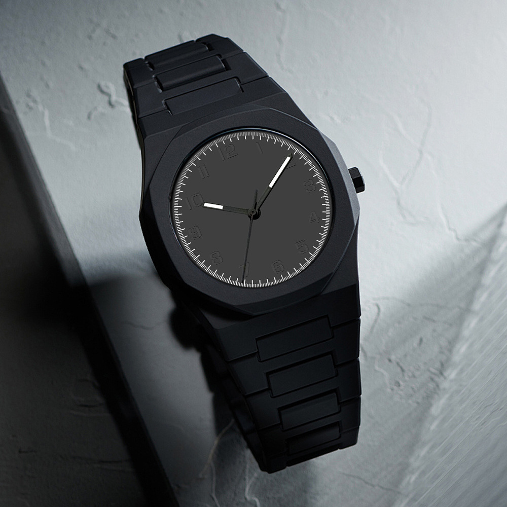 New Men's and Women's Watches Color High-End Casual Dopamine Octagonal Pointer Arabic Waterproof Quartz Watch