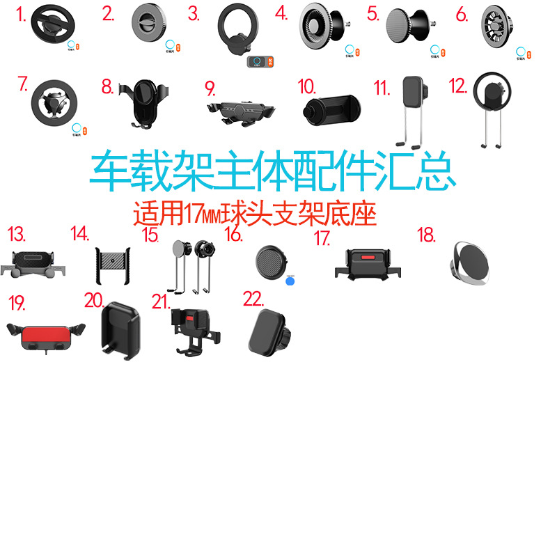 Magnetic Phone Holder with Gravity Clip for Car Air Vent, Dashboard, Instrument Panel, Car Use