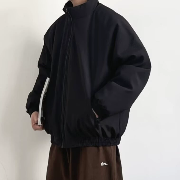 Japanese autumn retro men's jacket, oversize