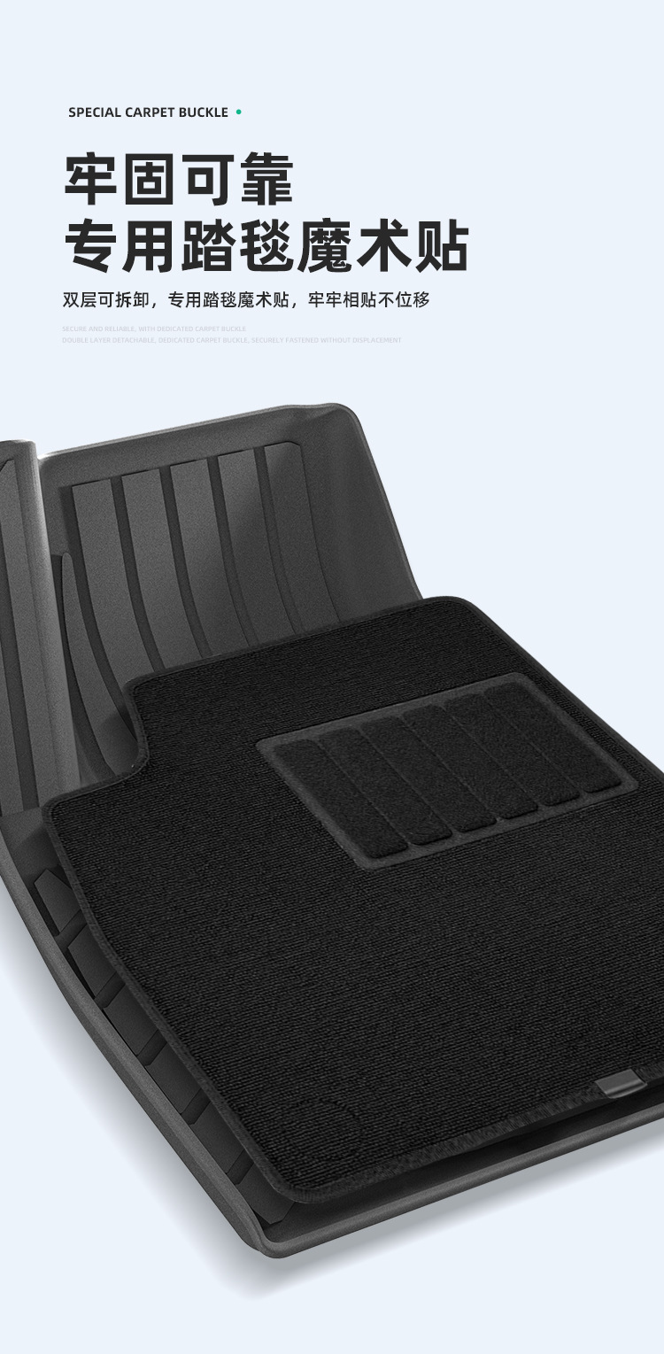 Suitable for 23-25 Chery Jetour Dashing Jetour Dasheng Car Floor Mats Tpe Trunk Mats
