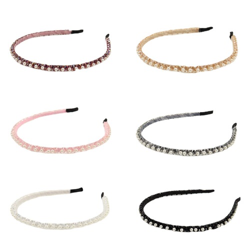 Cross-border new full-diamond hair accessories, hair hoops, fine metal crystal hair caves, fashionable baroque rhinestone hair hoops, bridal headwear