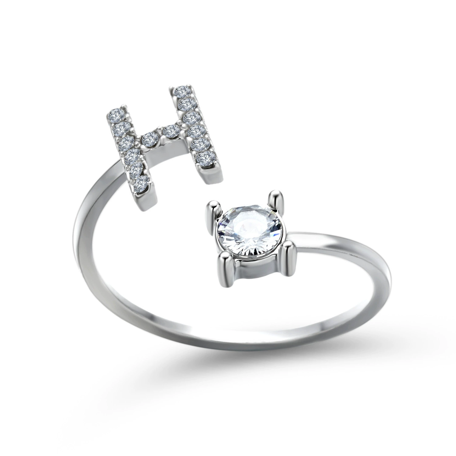 (Cross-border trading), ring, creative adjustable one size accessory with letters
