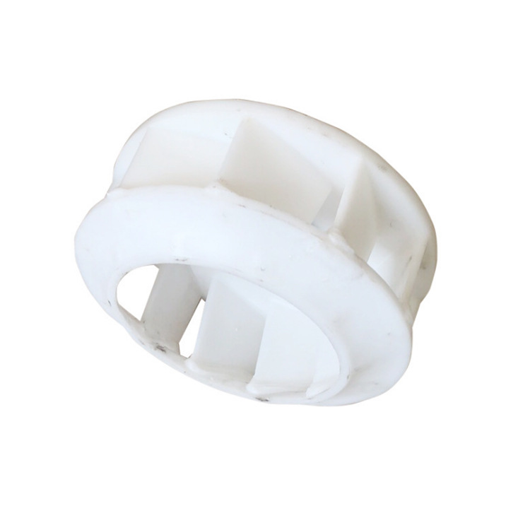 厂家供应塑料风机叶轮PP叶轮聚丙烯石墨离心管道风机盘管叶轮批发