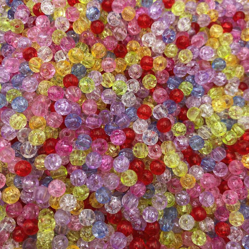 Acrylic transparent wheel-shaped flat beads, faceted abacus beads, imitation crystal glass plastic loose beads for DIY handmade beading Acrylic transparent wheel-shaped flat beads, faceted abacus beads, imitation crystal glass plastic loose beads for DIY handmade beading