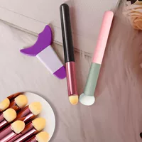 Lipstick, handheld brush, lip care