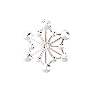 Cross-border for foreign trade 6cm small Christmas snowflake factory processing New Year Christmas party decoration snowflake