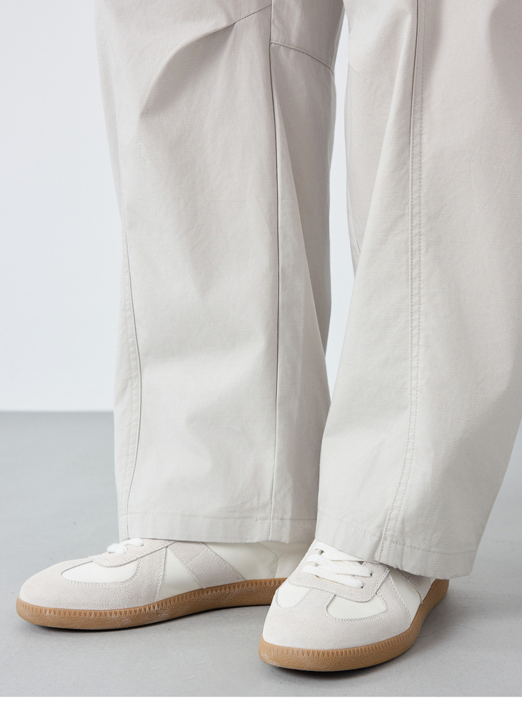 Quần dài nam phong cách Mỹ ống rộng cotton mềm mại — đen chi tiết 22