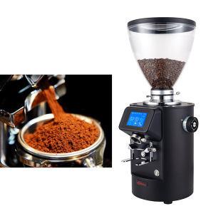 Elisio electric coffee grinder commercial 83MM titanium flat knife electronic quantitative fast powder anti-static