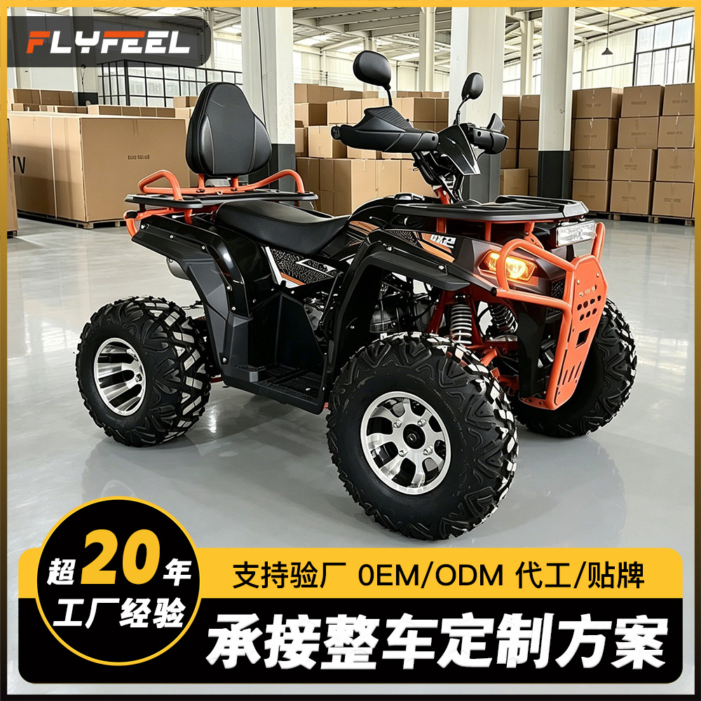 Cuatrimoto Todoterreno ATV 200cc de Hierro y Plástico a Gasolina
