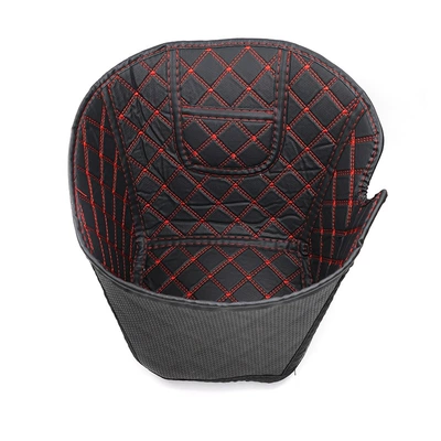 Suitable for Honda Nc750X Bucket Motorcycle cushion - nc750x-black-with-red-stitching-2019-2020-models