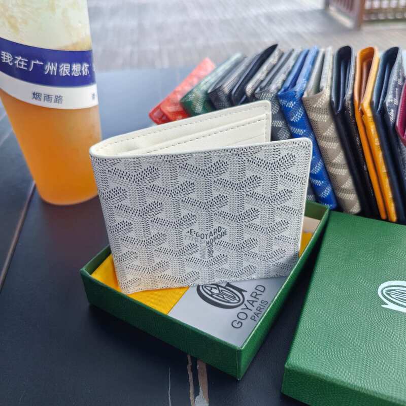 New Goya Dog Tooth Wallet, Large Capacity, Multifunctional, Unisex Short Style, Universal Anti-theft Coin Purse