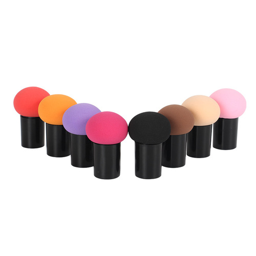 Small mushroom head powder puff becomes larger when exposed to water Sponge beauty egg dry and wet dual-use BB cream foundation mushroom head makeup tool