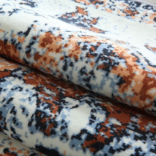 Alfombras transfronterizas de sala de estar imitación de cachemira mesa de té estilo bosmía dormitorio retro lavable alfombras redondas