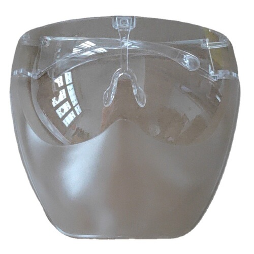 New matte anti-fog face shield transparent protective mask windproof and splash-proof face shield cross-border