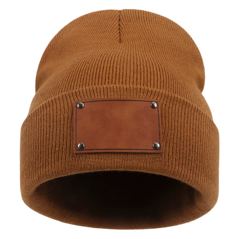 Детские взрослые пустые кожаные этикетки без карнизов