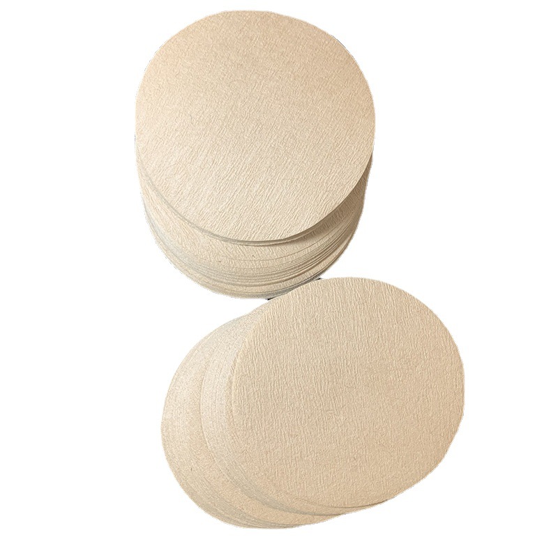 64MM100 piezas de madera cruda color Mocha hielo goteo olla café filtro papel puro pulpa aile presión cerveza papel de filtro de café