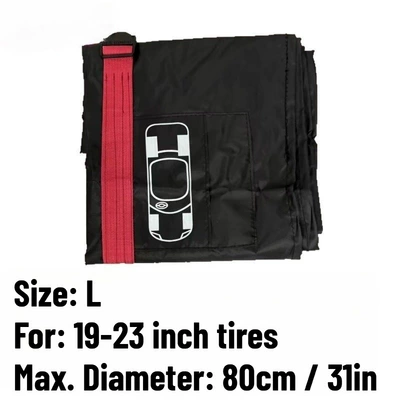 Car Spare Tire Cover, Full-Coverage Spare wheel cover - red-belt-large-size-l-tire-diameter-80cm31in-suitable-for-19-23inch-tires-individually-packaged-in-opp-bag