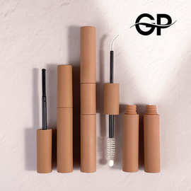 棕色双头睫毛胶水管包材 卸胶瓶分段式假睫毛胶水空瓶橡皮漆 跨境