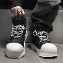 大头高帮鞋男厚底增高圆头丑萌情侣休闲板鞋7230-6230-H