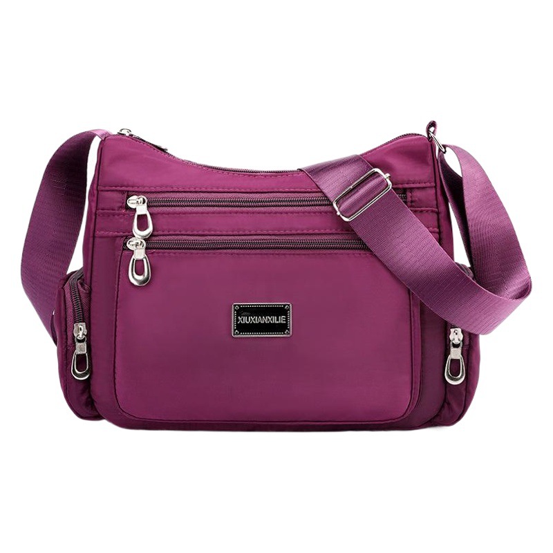 2023 nueva bolsa de hombro de múltiples capas bolsa de tela Oxford bolsa de mujer de gran capacidad bolsa de mensajero bolsa de tela ligera mochila