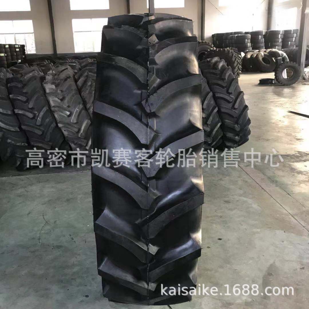 大马力拖拉机后轮18.4-38拖拉机轮胎加深人字农用轮胎