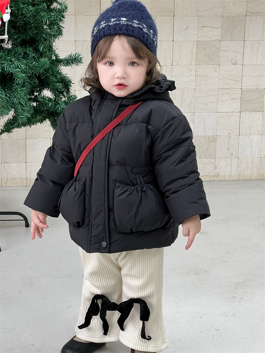 Invierno de niños abrigos de algodón grueso chaqueta de ropa infantil coreana chaqueta de algodón encapuchado bebé ropa de invierno de algodón cálido
