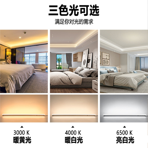 Foshan Lighting t5led integrated lamp light tube long strip super bright full set of fluorescent tube bracket dormitory home