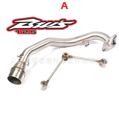 Motorcycle Exhaust Pipe Suitable for Jinzhan Bws Cygnus-X 125 Bws125 Modified Front Exhaust (Motorcycle exhaust pipe) - a