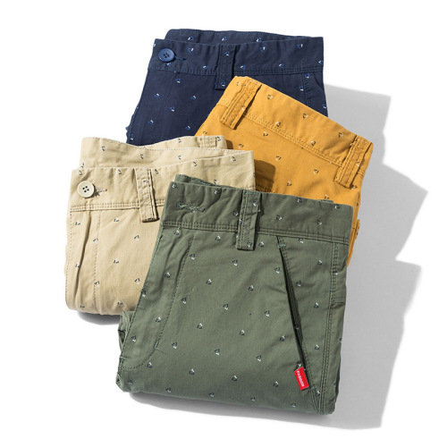 Men's Summer Designer Trend Brand Fashion Elastic Work Shorts Exclusive M5011