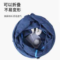 貓玩具亞馬遜新款貓隧道 耐抓可摺疊滾地龍貓咪隧道玩具用品