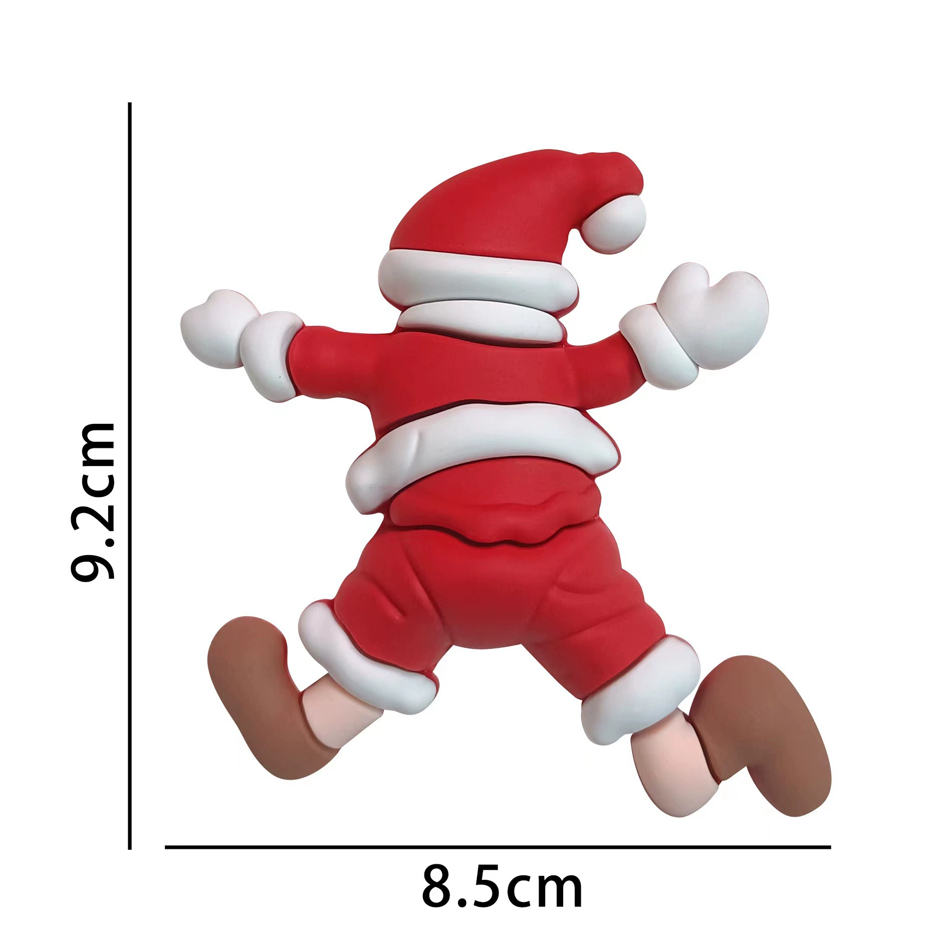 Украшение кクロ-border Рождество мягким клеем, подарок Santa Snowman elk ornaments festive dessert dress