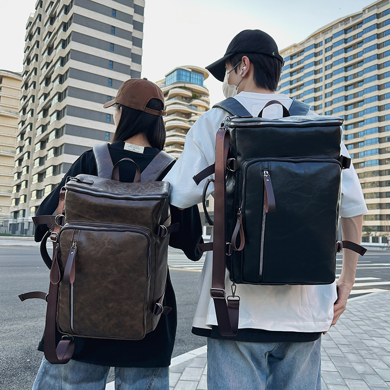 2025 nuevo estilo coreano retro simple estudiante universitario bolso de computadora ligero multiusos de viaje de gran capacidad mochila