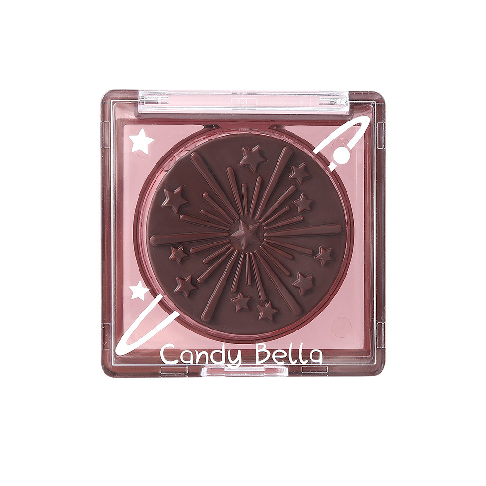 Candy Bella, rubor emocional, Fuwa negro, superficie mate, brillante, convergente, color hinchado, melocotón