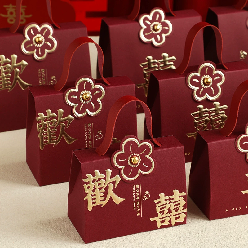 Свадебная коробка конфет, новинка 2025 года, коробка для сахара, свадебный мешок для конфет, большая пустая подарочная коробка для свадебных конфет, оптовая продажа, высокого класса