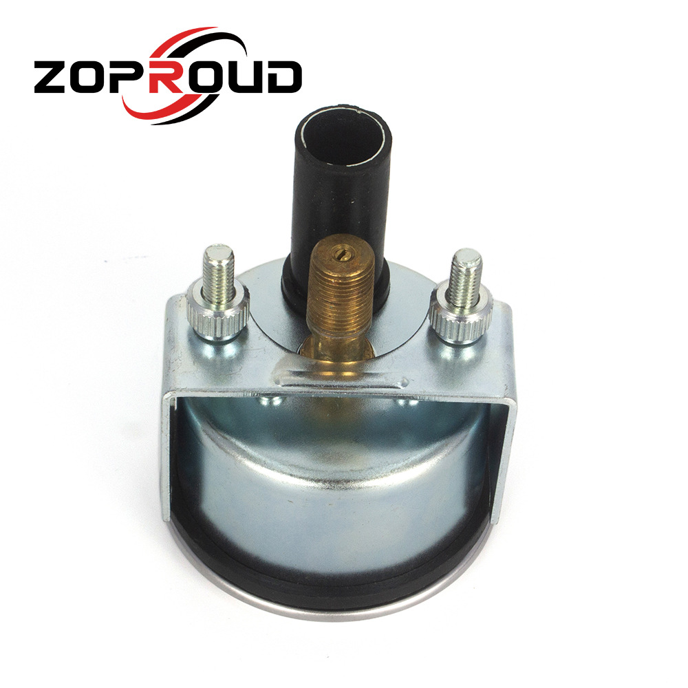 52mm direct-sensing mechanical oil pressure gauge 150Psi/10bar dual scale for engineering vehicles and tractors