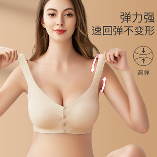 Breastfeeding Underwear Women's Pregnant Women's Bra Feeding Without Steel Ring Pregnancy Breast Milk Ice Silk Anti-sagging Bra Thin Summer