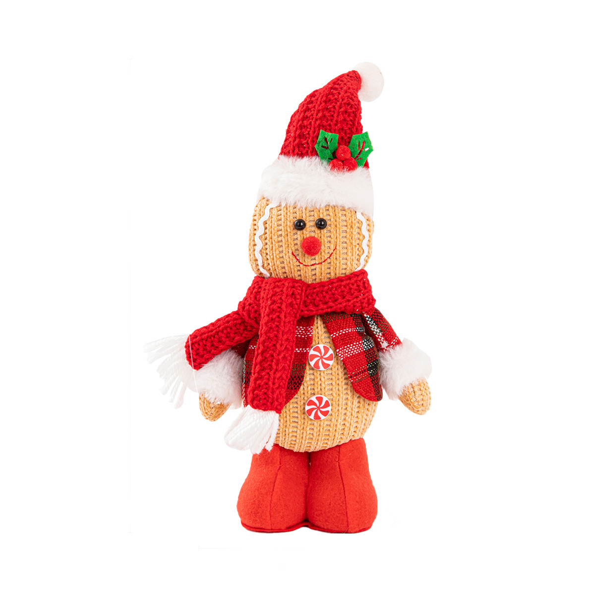 Decorative supplies gingerbread man doll ornaments Saint party scene layout children's gifts dolls Christmas tree ornaments