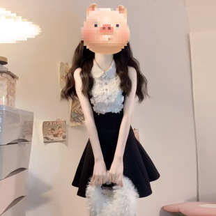 ����ǧ��߼��к�ɫ�o�䱳���B��ȹ�ٽz�OӋ������a������ȹŮ�b