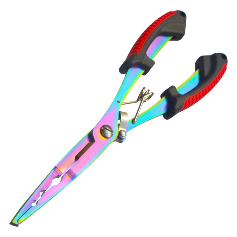 Wholesale extended stainless steel fishing gear open-loop cutting line multi-function fishing tool lead pressure control fish Luya pliers