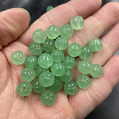 Affordable Jade DIY Accessories Green Dongling Jade Pumpkin Beads Scatter Beads Lotus Beads Carved Jade Beads