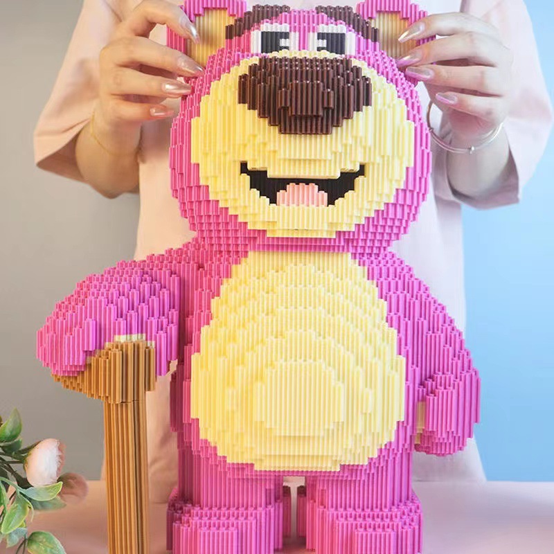 Хаоу Лесень Hello kitty, конструктор высокой сложности, головоломка, игрушка, маленькие частицы, оптовая продажа