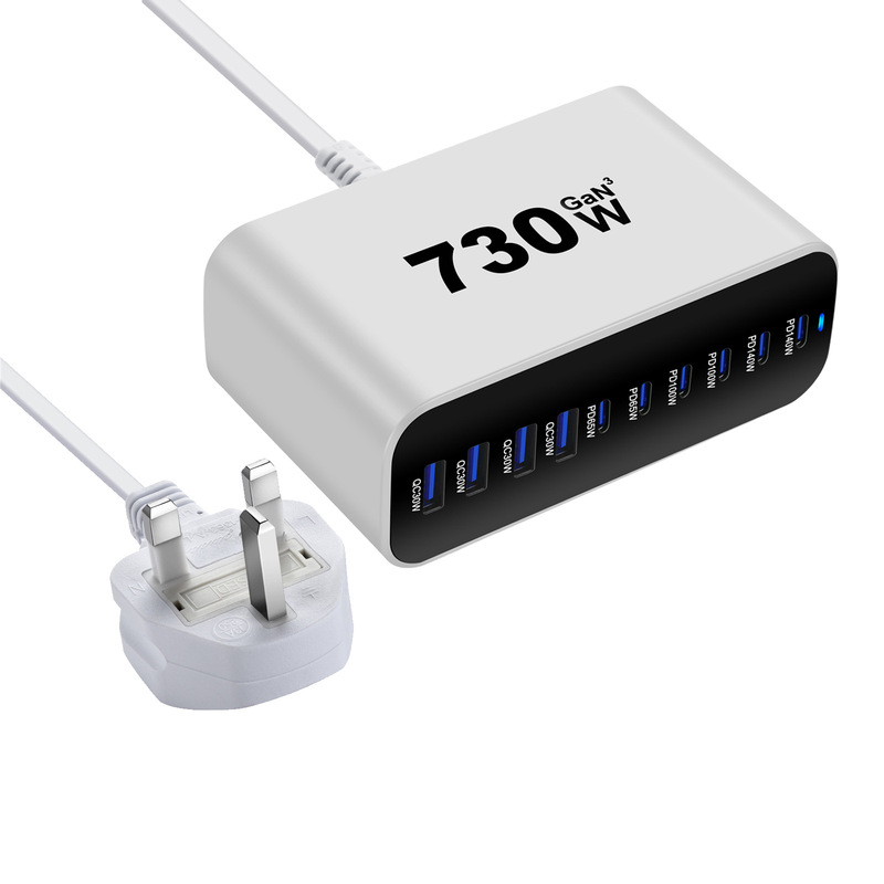 新款800W氮化镓桌面充 跨境专供800W多口PD充电器 800W澳规适配器|undefined