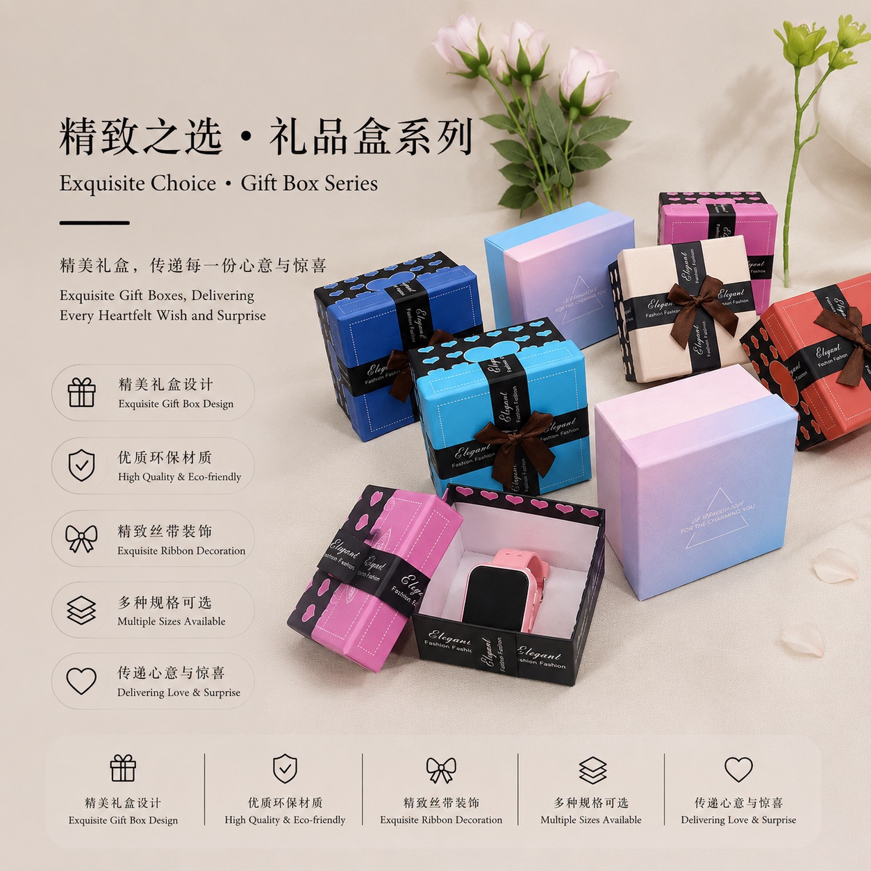 small gift box with bow