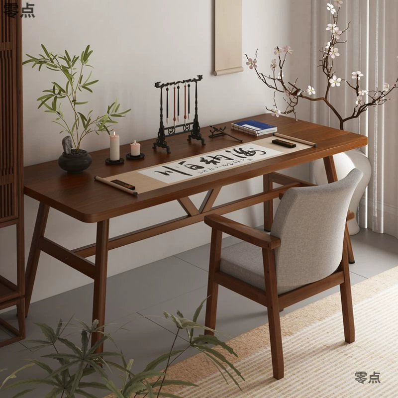Стол для каллиграфии, домашний стол для каллиграфии и рисования, стол для каллиграфии с кистью, новый офисный стол в китайском стиле, компьютерный стол, простой стол для изучения китайского языка.