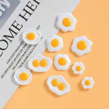 diy树脂配件仿真食玩鸡蛋手工制作奶油胶手机壳冰箱贴饰品材料